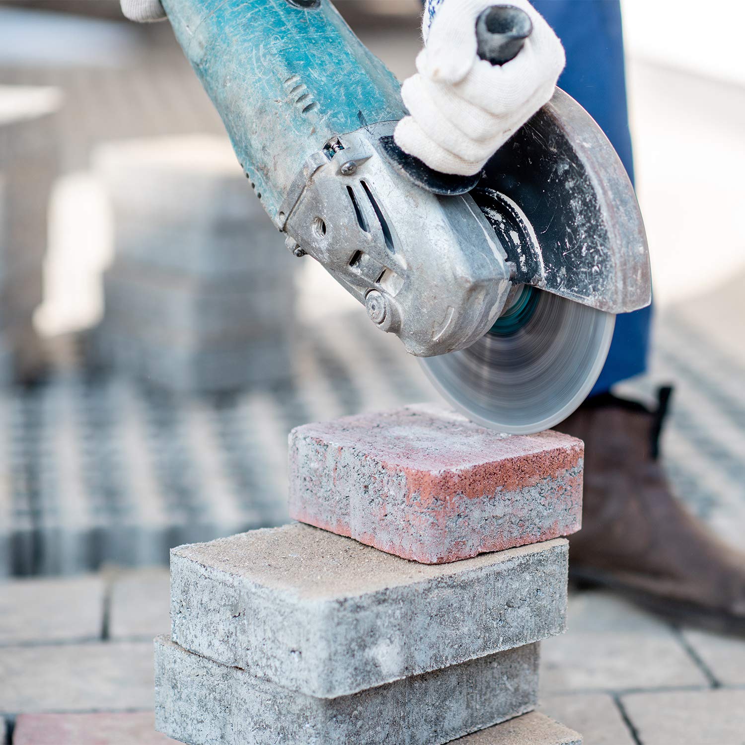 3 PCS 4 1/2 Inch Diamond Blade for Angle Grinder — Diamond Cutting Wheel for Cutting Stone, Marble, Granite, Brick, Masonry, Paving Flag, Concrete — GRAFF - Image 4