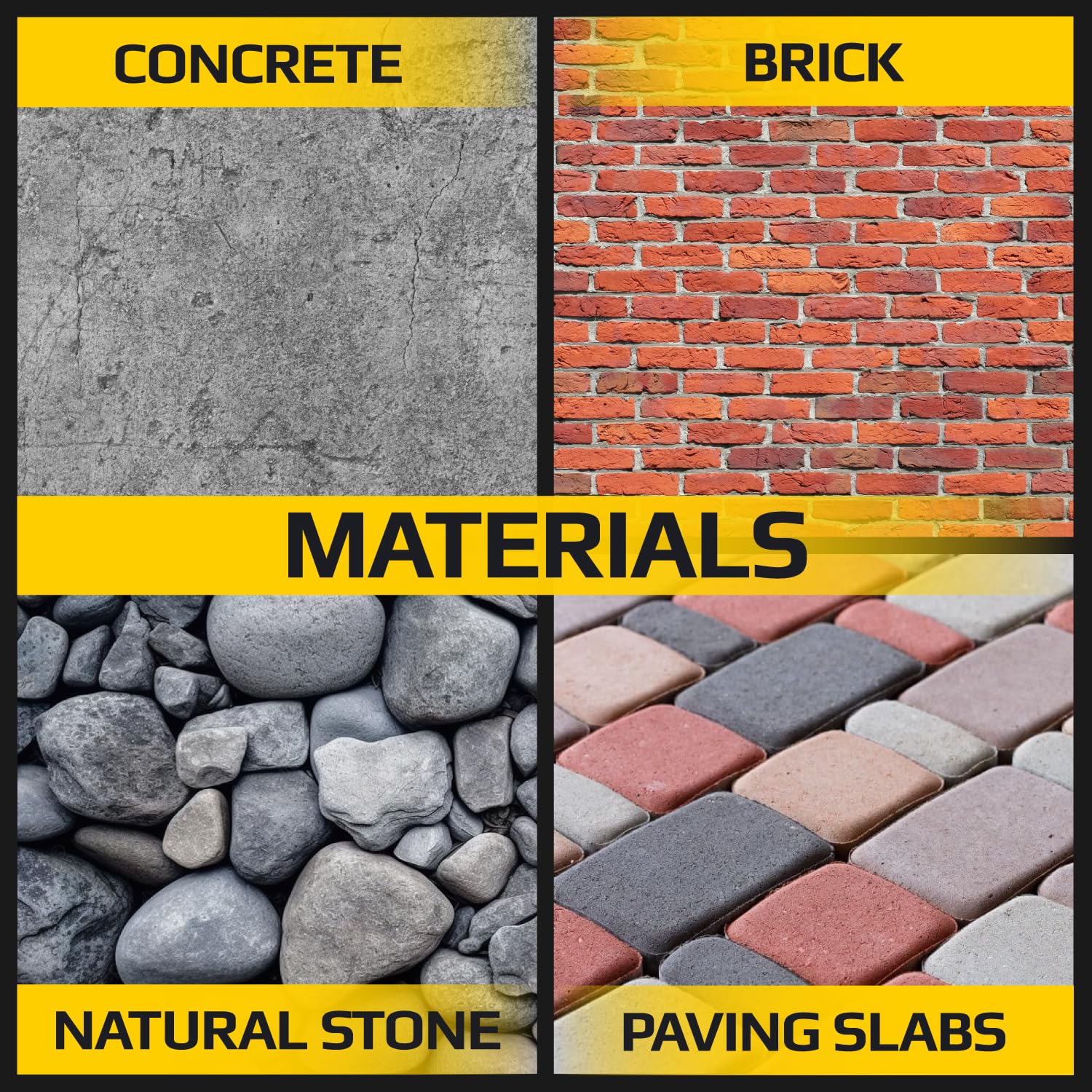 Concrete Grinding Wheel 4 1/2 Inch – Diamond Double Row Grinding Disc for Polishing Concrete, Stone, Paint, Cement, Marble, Granite – Angle Grinder Cup Grinding Wheel 115mm GRAFF - Image 4