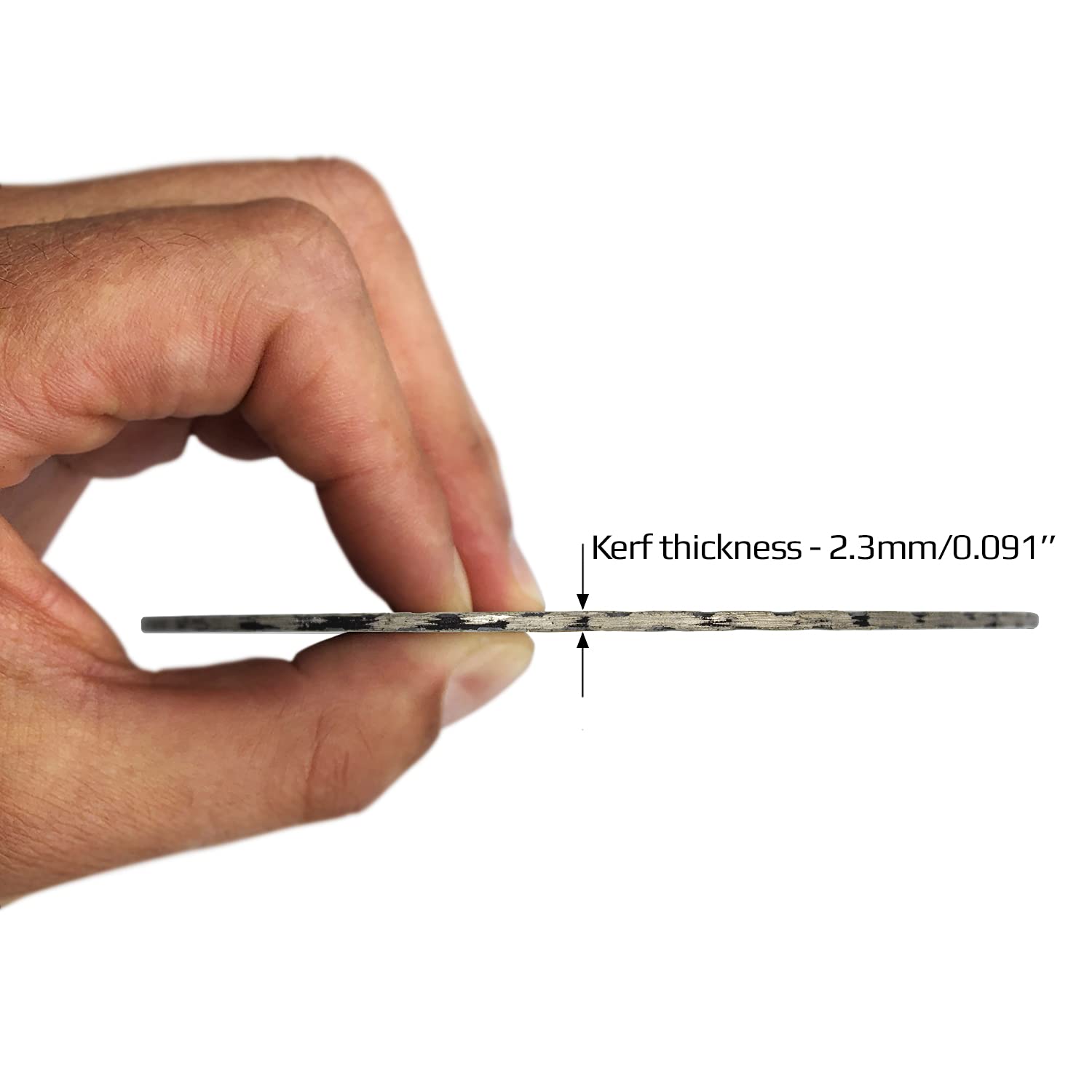 GRAFF 4 Inch Diamond Blade for Angle Grinder - Diamond Cutting Wheel for Cutting Stone, Marble, Granite, Brick, Masonry, Paving Flag, Concrete - Turbo Diamond Saw Blades - 105 mm - Image 3