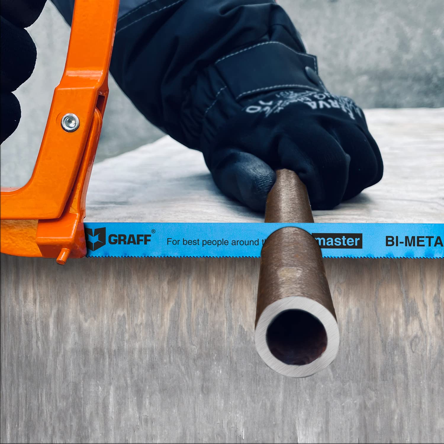 GRAFF Bi-Metal Molybdenum Hacksaw Blades 12 Inch for Metal and Steel Cutting 24 tpi - Handsaw Blades Replacement HSS - Image 7